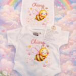 Body + bavaglina personalizzati.