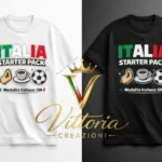 Maglietta Italia Starter Pack – T-Shirt Ironica Tricolore.