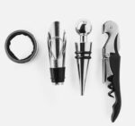 Set da vino con accessori in acciaio inox. - immagine 2