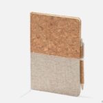 Blocco note A5 con copertina rigida in sughero