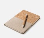 Blocco note A5 con copertina rigida in sughero - immagine 3